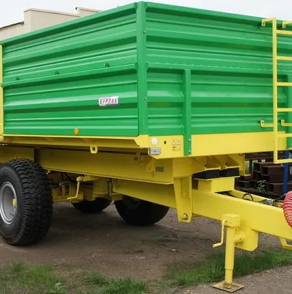 Фото №0 Полуприцеп самосвальный ПТС-12П (профильный борт) для тракторов класса 3-4 т.с.