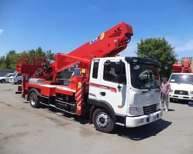 фото аренда автовышки