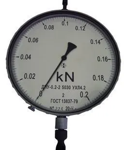 фото Динамометр ДПУ-0,2-2 5030 (0,2 кН/0,002 кН или 20 кг/0,2 кг), растяжение