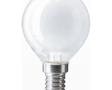 фото Лампа шар мат. 60w P45 Е14 Philips