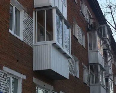 фото Выносной балкон с установкой