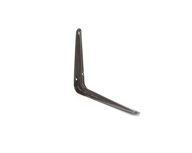 фото Кронштейн угловой с ребром, 150х200 мм, коричневый// СИБРТЕХ