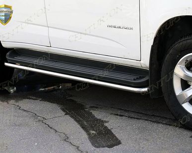 фото Защита штатного порога на Chevrolet