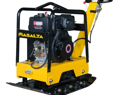 фото Виброплита MASALTA MS250-1S (дизельная, Kama KM186F, 6,6 (9,0) кН (л.с.), 250 кг)