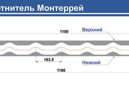 Фото №0 Уплотнитель Монтеррей х 1100