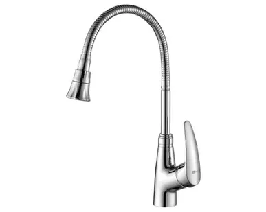 фото Смеситель для кухни Lemark Linara гибкий излив LM0413C