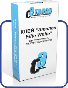 Фото №0 Клей для керамогранита Эталон Elite White, Мешок 25кг
