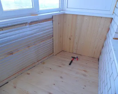 фото Утепление балконов, лоджий, комнат