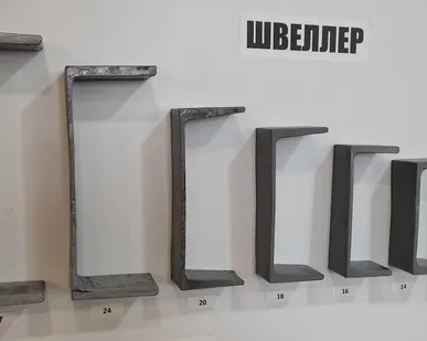 фото Швеллер У и П образный стальной