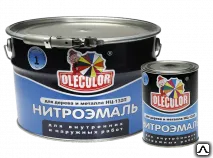 фото Нитроэмаль НЦ-132 голубая