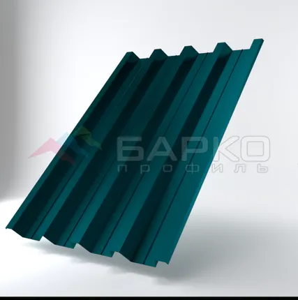 Фото №0 Профлист Н-60 -902мм(845 мм) Водная синь RAL 5021 Полиэстер 0.7