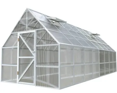 фото Теплица английская ЧЕЛСИ 3х8 м, цвет Белый (RAL 9003)