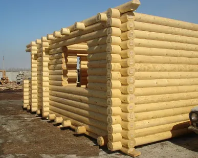 фото Оцилиндрованное бревно 30-32 мм кедр погонаж