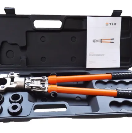 Фото №0 Радиальные клещи для ручного обжатия пресс-фитингов TIM JT1632 (Пресс клещи для металлопластика)