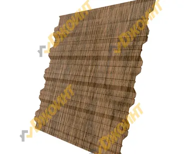фото Профнастил НС-35 0,5 Printech Real Print Hazelnut (Фундук)