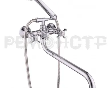 фото Смеситель для ванной 277 силумин двухручковый BBD-2006S-35S-61, 1/2' Lucky Tap, 1/10 П