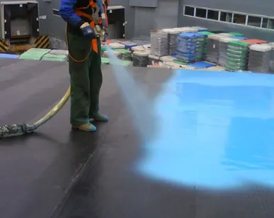 фото Внешняя напыляемая гидроизоляция