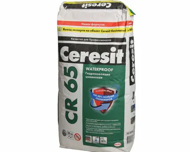 фото Гидроизоляционная масса Ceresit CR65 Waterproof 20кг