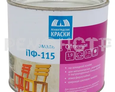 фото Эмаль ПФ-115  1,9кг мат белаяТЕКС ОПТИМУМ (6/30) П