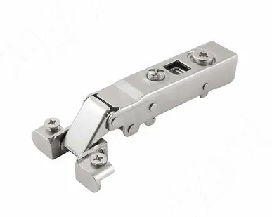 фото HARMONY петля для алюминиевого профиля без амортизатора, без пружины (90/105), накладная, стандартная, цвет никель (51MS410510U)