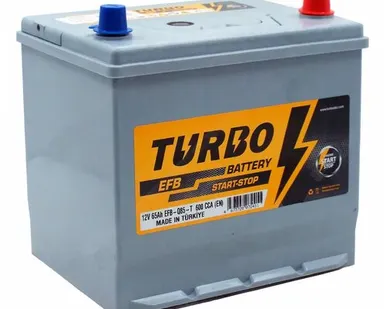 фото Аккумулятор TURBO EFB Q85 Asia 65 Ач о.п.