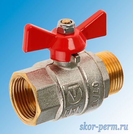 Фото №1 Кран шаровой 20 VALTEC бабочка г/ш