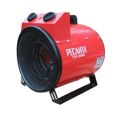 Фото №0 Тепловая электрическая пушка ТЭП-3000К (круглая)