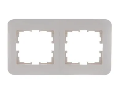 фото Рамка 2-м KARINA LIFE горизонт. крем. LEZARD 708-0300-147