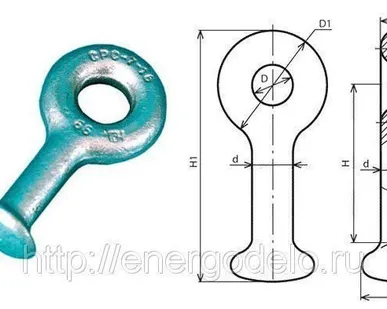 фото Серьга СРС-4-11