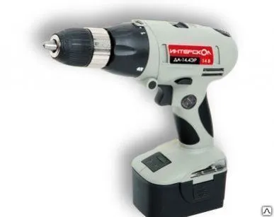 Фото №0 Аккумуляторная дрель-шуруповерт ИНТЕРСКОЛ ДА-14.4ЭР (14.4В,13мм,2*1.5Ач,...