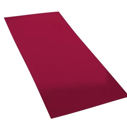 Фото №0 Гладкий стальной лист с защитной пленкой 0,35 Вишнёвый 2 метра