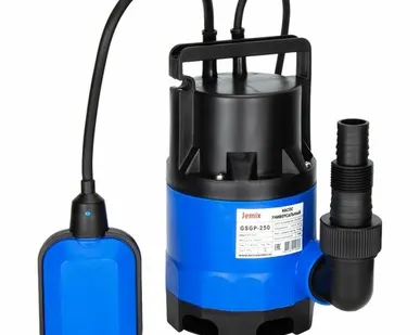 фото Насос погружной дренажный GSGP-250 (GS-250) МИНИ пластик. (250Вт., 16мм.) JEMIX