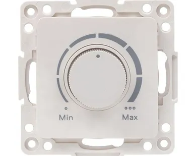 фото Механизм светорегулятора Стокгольм 600Вт 220В бел. PROxima EKF EYD06-101-10