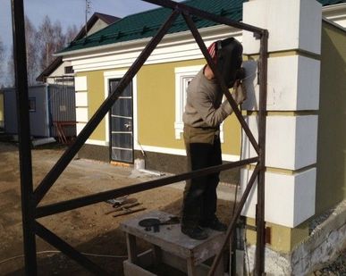 фото Монтаж ворот