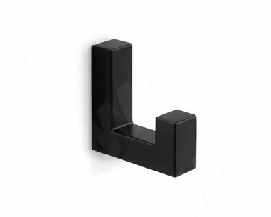 фото Крючок однорожковый черный матовый (HK.35.BLM)