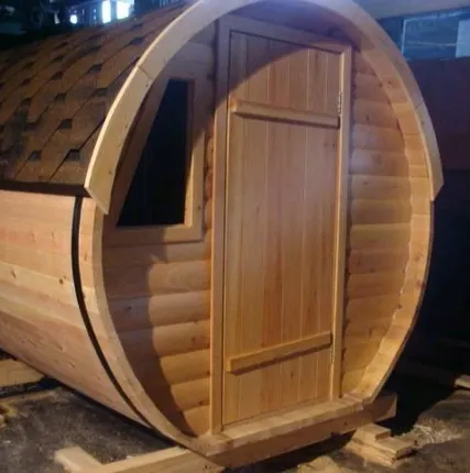 Фото №0 Баня-бочка из кедра 5000 ммх2100 мм, 3 отд.