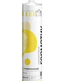 фото Герметик Силиконовый KRONbuild белый 280мл