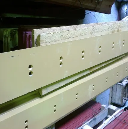 Фото №0 Нож отвала 123/05115 2450х130х16 (Сталь 45) для специальной техники JCB 4CX