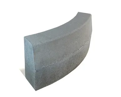 фото Бордюр дорожный Берит Криволинейный 780х148х300