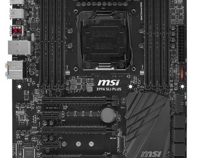 фото Материнская плата Socket-2011-v3 MSI X99A SLI PLUS, X99 
(8xDDR4, 4xPCI-E16