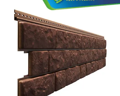 фото Сайдинг Docke LUX Bergart "под камень"