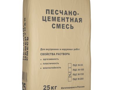 фото Цементно-песчаная смесь М-200 (CBS) 25 кг