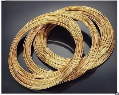 фото Проволока бронзовая 1.5 мм БрБ2т (CuBe2Ni (Co))