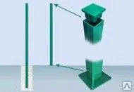 Фото №0 Столб с фланцем (СОПФ) Gardis Покрытие: цинк+полимер 2100 мм