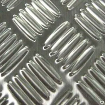 Фото №0 Лист рифленый 4 - 12 мм сталь 3сп 08пс 4 мм