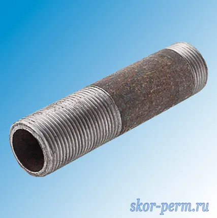 Фото №0 Сгон стальной Ду15 L=110 мм