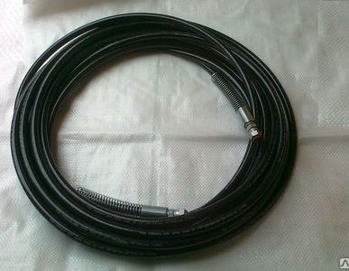 фото Рукав окрасочный 3/8" х 15 м, 500 бар, черный