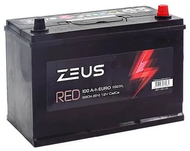 фото Аккумулятор ZEUS RED Asia 115D31L 100 Ач о.п.