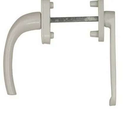 Фото №0 Гарнитур нажимной балконный Internika 30мм, с низкой ручкой, белый