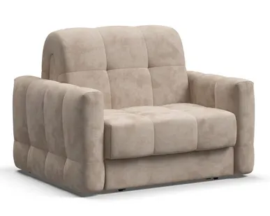 фото Кресло-кровать BOSS Sleep Велюр Alkantara пепел